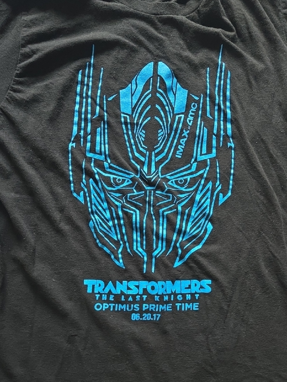 District Black Tee with Light Blue Logo - The Concert Tee